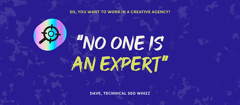 No one is an expert