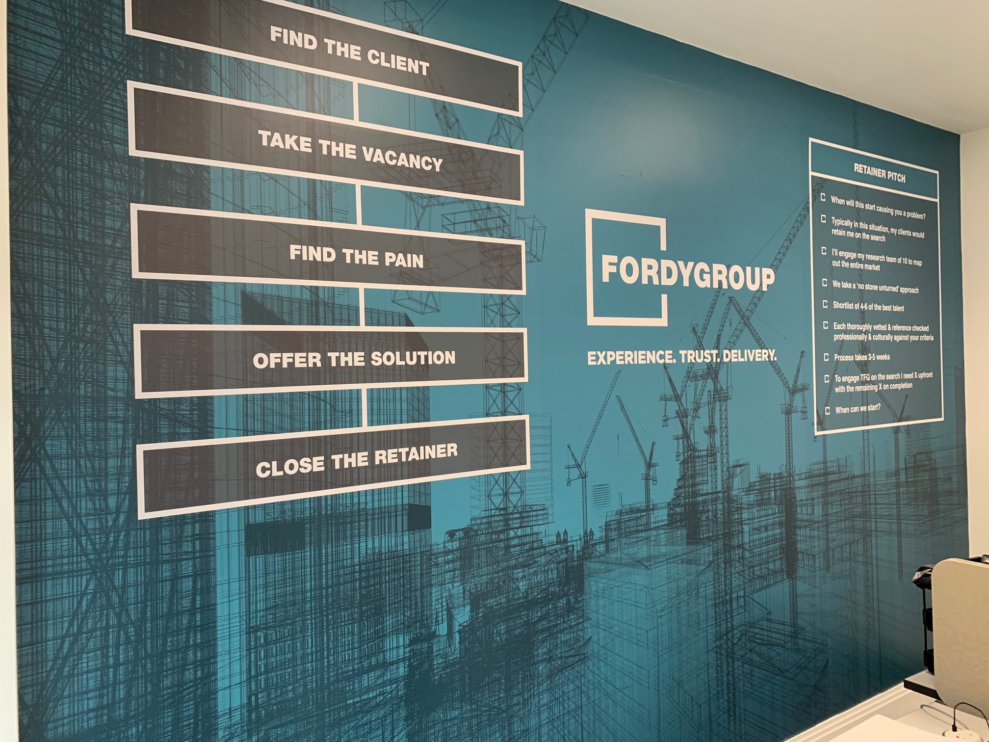 The Fordy Group Office Signage
