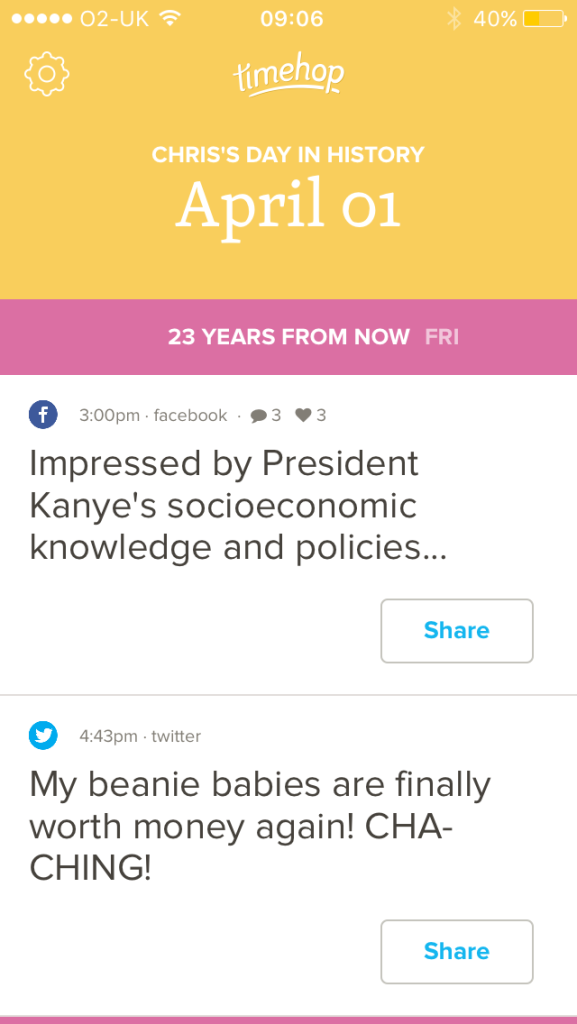 April Fools 2016 Timehop