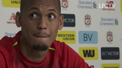 Fabinho laughing