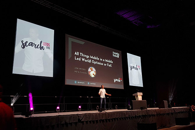 Jon Myers at SearchLeeds 2019