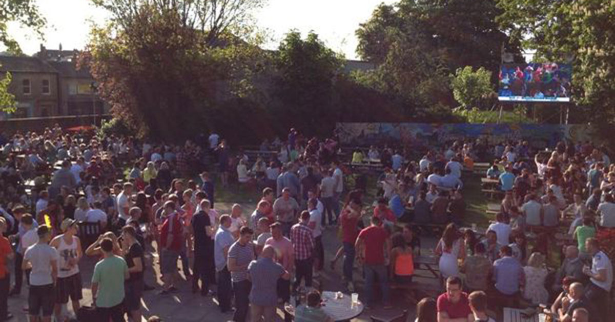 Original Oak Beer Garden in Leeds