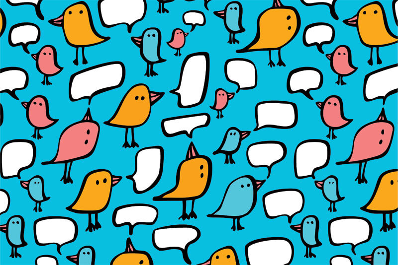 Twitter Bird Print