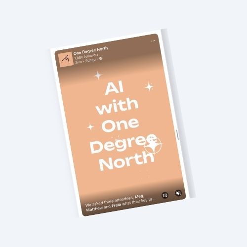 A screenshot of a a LinkedIn video post.